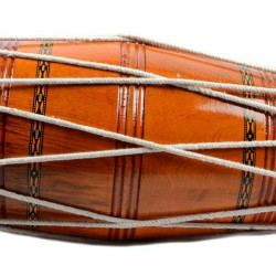 Novelika Professional Musical Dholak Made of seasoned wood Best Quality Dholak (PR756DH002)  Novelika Professional Musical Dholak Made of seasoned wood Best Quality Dholak (PR756DH002)