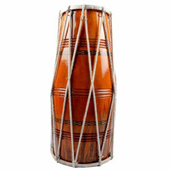 Novelika Professional Musical Dholak Made of seasoned wood Best Quality Dholak (PR756DH002)  Novelika Professional Musical Dholak Made of seasoned wood Best Quality Dholak (PR756DH002)