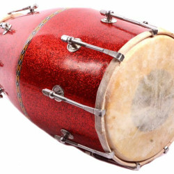 Novelika Professional Red Color Musical Dholak Made of seasoned wood Best Quality Dholak No. 37 ( PR756DH007 )  Novelika Professional Red Color Musical Dholak Made of seasoned wood Best Quality Dholak No. 37 ( PR756DH007 )