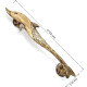 Novelika Brass Door Handle Dolphin Design Brass Door Handle Home Decor Home Improvement ( PR756DOH001 )