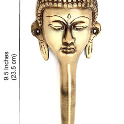 Novelika Brass Door Handle Buddha Face Brass Door Handle Home Decor Home Improvement