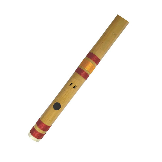 Scale F# Natural 20 Inches Polished Bamboo Flute Bansuri F # Professional Flute ( PR756FL001 ) 