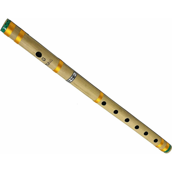Novelika Bamboo Flute G Key 7 Holes Indian Musical instrument Mens Women Kids Size- 17inch ( PR756FL003 ) Novelika Bamboo Flute G Key 7 Holes Indian Musical instrument Mens Women Kids Size- 17inch ( PR756FL003 )
