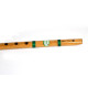 Novelika 13 Inch Indian Wooden Bamboo Flute in 'C' tune Handmade Bansuri