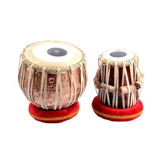 Original Bina Tabla Drum Set Basic Tabla Set Copper Bayan Professional Tabla Set ( PR756TB003 ) 