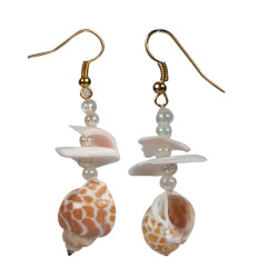 Novelika Latest Stylish Traditional Dangle Earring Sea shell Earring set for Women Girls - SER16021