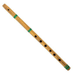 NOVELIKA - Radhe Flutes - C Sharp Straight  Right Handed Middle Bansuri For- Gift, Birthday Mens Women Kids.(Pack of 1) 14 to 16 inches NOVELIKA - Radhe Flutes - C Sharp Straight  Right Handed Middle Bansuri For- Gift, Birthday Mens Women Kids.(Pack of 1) 14 to 16 inches