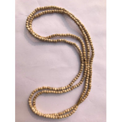 Novelika Original Tulsi Mala Kanthi l Tulsi Wood Mala 1 Round for Neck (TM005)