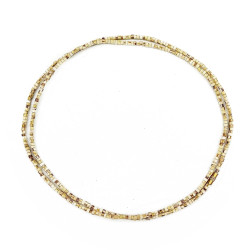 Novelika Original Tulsi Mala Kanthi l Iskcon Tulsi Wood Mala 2 Round for Neck Novelika Original Tulsi Mala Kanthi l Iskcon Tulsi Wood Mala 2 Round for Neck