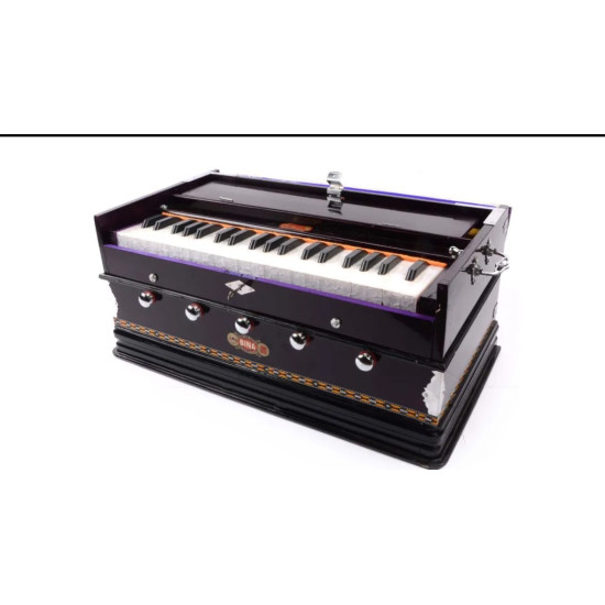 Novelika Professional Musical Harmonium Bina No.5 Best Quality Standard Harmonium (PR756001)