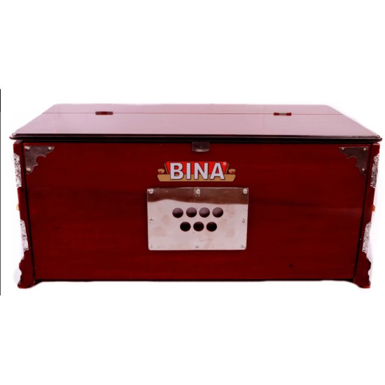 Novelika Professional Harmonium Bina NO. 8 Harmonium musical Harmonium Best Quality ( PR10H003 ) 