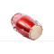 Novelika Professional Red Color Musical Dholak Made of seasoned wood Best Quality Dholak No. 37 ( PR756DH007 ) 