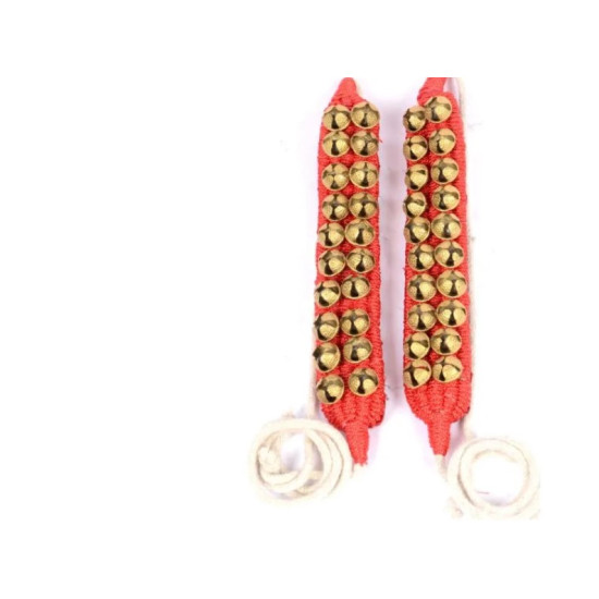 Novelika Kathak Dancing Ghungroo Anklet Bells Tow Line 20+20 Bells Indian Classical Dance - GHR002 Novelika Kathak Dancing Ghungroo Anklet Bells Tow Line 20+20 Bells Indian Classical Dance - GHR002
