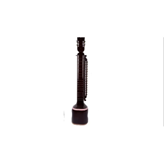 Novelika Professional Quality Dilruba Indian Classical Musical Dry Tune Wood Dilruba Kolkata Made With Fiber Box, Bow, Roasin