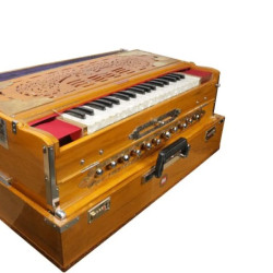Novelika Harmonium BINA No. 32 Scale changer Portable Professional Harmonium Musical Instrument ( PR756SC00019 ) 