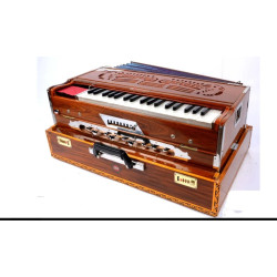 Novelika Harmonium BINA No. 32 Scale changer Portable Professional Harmonium Musical Instrument ( PR7560015 ) 