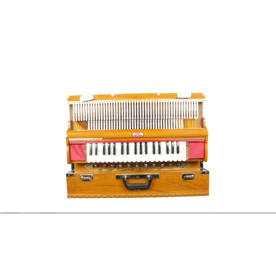 Novelika Harmonium BINA No. 32 Scale changer Portable Professional Harmonium Musical Instrument ( PR756SC00019 ) 