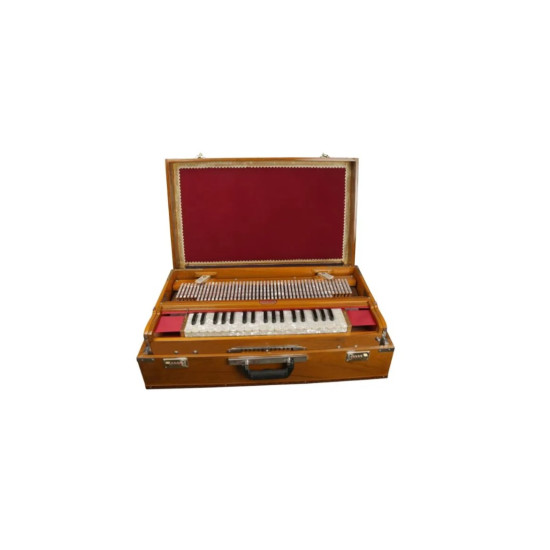 Novelika Harmonium BINA No. 32 Scale changer Portable Professional Harmonium Musical Instrument ( PR756SC00019 ) 