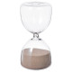 Novelika Decorative Hourglass, 15 cm, Clear Glass with Sand Timer set of 1