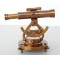 Novelika Alidade Telescope Compass Navigation Instrument Surface Level & Magnetic Compass with Working Telescope- Marine Decor Height-6" (Antique Brass) set of 1